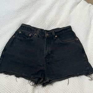 Vintage Levi’s high waisted cutoff shorts